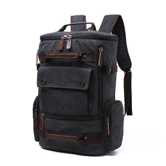 Men’s Vintage Canvas Backpack School Bag Men’s Travel Bags Large Capacity Laptop Backpack