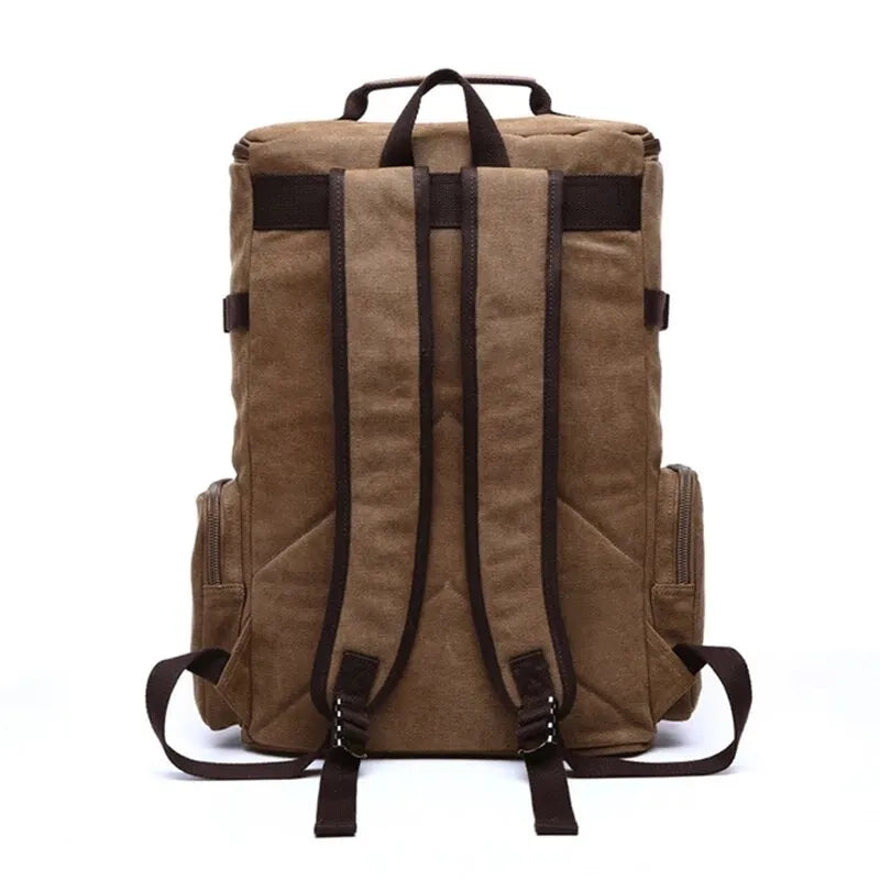 Men’s Vintage Canvas Backpack School Bag Men’s Travel Bags Large Capacity Laptop Backpack