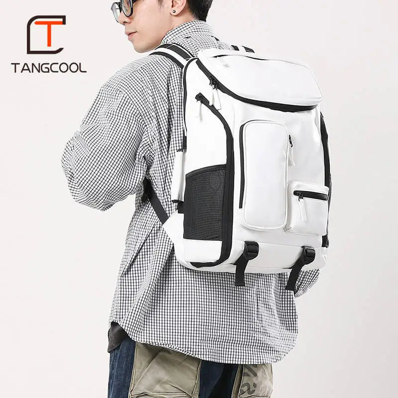 TANGCOOL Backpack For Teenager Waterproof Large Capacity School Bags Boys Camping Rucksack
