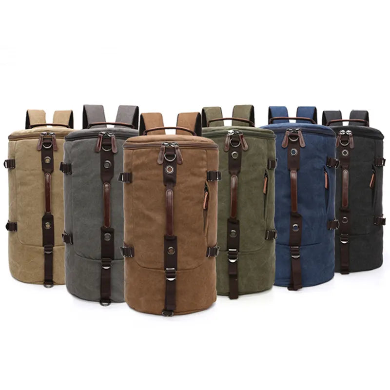 Men’s Canvas Vintage Travel Bags Large Capacity Tote Shoulder Bag Daily Bolsa Multifunction Duffel Bag (Copy)